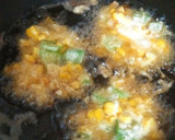 オクラ＆とうもろこしのかき揚げ作り方4写真