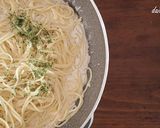 サーモンのクリームスパゲティー作り方5写真