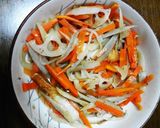 きんぴらリメイクでかき揚げ作り方1写真