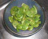 こごみ（山菜）のふくめ煮作り方1写真