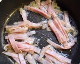 水菜とベーコンのホットサラダ作り方2写真