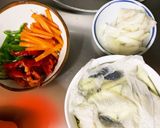 全てレンジ胸肉なす青椒肉絲風作り方1写真