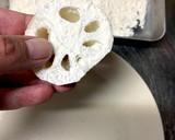 さっぱりおいしい！梅しそ蓮根はさみ焼き作り方12写真