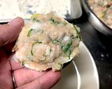 さっぱりおいしい！梅しそ蓮根はさみ焼き作り方13写真