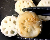 さっぱりおいしい！梅しそ蓮根はさみ焼き作り方17写真