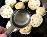 さっぱりおいしい！梅しそ蓮根はさみ焼き作り方18写真