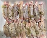 鶏スペアリブのガーリックペッパー焼き作り方3写真