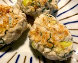 さっぱりおいしい！梅しそ蓮根はさみ焼き作り方21写真