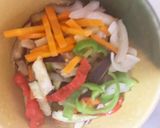 全てレンジ胸肉なす青椒肉絲風作り方9写真