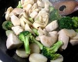 白キクラゲと鶏胸肉のマヨ炒め作り方7写真