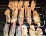 鶏スペアリブのガーリックペッパー焼き作り方4写真