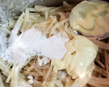 ガレット風　ささみのチーズポテト焼き作り方5写真