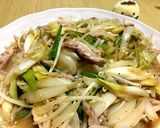 鶏せせりの無限ねぎ野菜炒め●ボリューム有作り方7写真