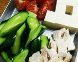 サラダチキンdeごちそうサラダ作り方1写真