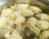 白だしde鶏団子スープ作り方6写真