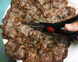 牛の切り落とし肉でステーキを☆作り方6写真