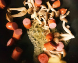 ウィンナーとしめじのバター炒め作り方2写真