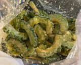 サクっ！おつまみ！ゴーヤの揚げ焼き♪作り方4写真