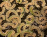 サクっ！おつまみ！ゴーヤの揚げ焼き♪作り方5写真