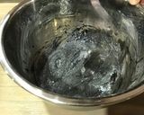 黒胡麻 竹炭 ロールケーキ作り方5写真