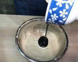 黒胡麻 竹炭 ロールケーキ作り方12写真