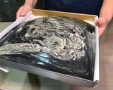 黒胡麻 竹炭 ロールケーキ作り方14写真