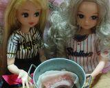 リカちゃん♡野球シリꕤ鍋アート(カレー)作り方2写真