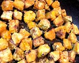 豆腐とカボチャのコロコロ照り焼き作り方7写真
