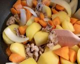 味噌バター肉じゃが作り方6写真