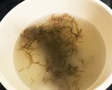 もずくとレタスの卵スープ作り方2写真