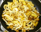 副菜･お弁当に。しめじと油揚げの卵とじ作り方3写真