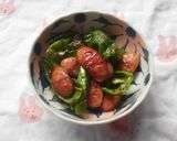 しし唐とソーセージのスパイシー焼き♪作り方1写真