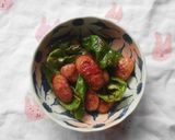 しし唐とソーセージのスパイシー焼き♪作り方3写真