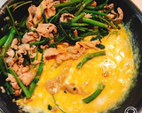 うまい！豚肉、空芯菜、卵の中華炒め☆☆☆作り方7写真