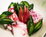 アーリーレッドとタコ茗荷の酢の物☆作り方8写真