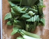 チンゲン菜のおかか和え作り方1写真