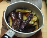 漬け汁がおいしい、なすの焼きびたし作り方25写真