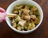 れんこんと鶏胸肉としめじのねぎマヨ丼作り方32写真