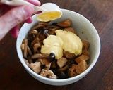 れんこんと鶏胸肉としめじのねぎマヨ丼作り方28写真
