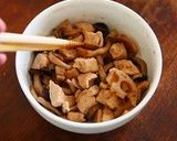 れんこんと鶏胸肉としめじのねぎマヨ丼作り方24写真