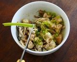 れんこんと鶏胸肉としめじのねぎマヨ丼作り方31写真