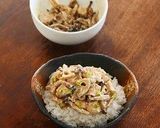 れんこんと鶏胸肉としめじのねぎマヨ丼作り方33写真