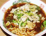 豚肉炒めラーメン（市販の生麺とスープ）作り方8写真