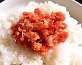 鮭明太子ごはん（おにぎりでもOK）作り方3写真