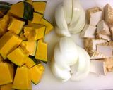 煮汁が黒くならない　具沢山かぼちゃの煮物作り方1写真