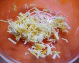 簡単！カニカマ林檎サラダ☆みかん風味作り方2写真