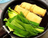 鶏ひき肉の油揚げ巻き煮①ほんわか和風味作り方6写真
