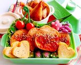 ハートの卵焼き お弁当に♡ バレンタイン作り方11写真