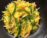 じゃがいもとピーマンのカレーマヨ炒め作り方7写真