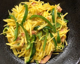 じゃがいもとピーマンのカレーマヨ炒め作り方7写真